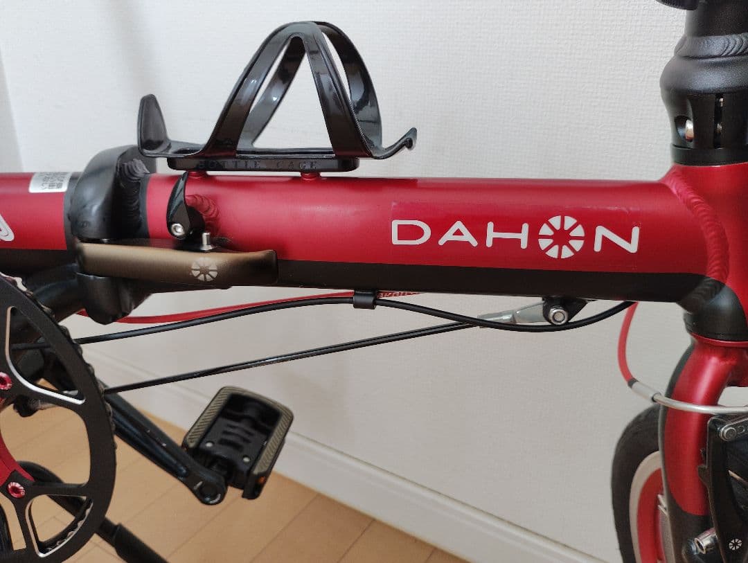 DAHON K3 カスタム車両 赤黒
