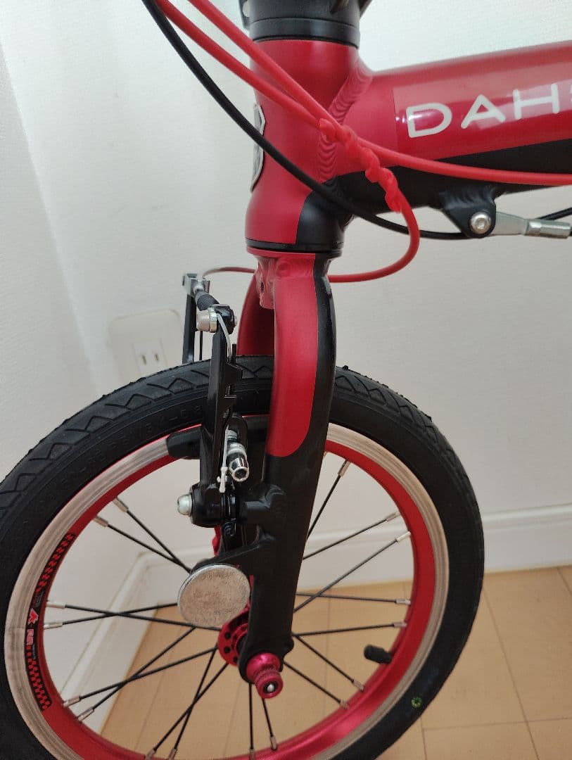 DAHON K3 カスタム車両 赤黒