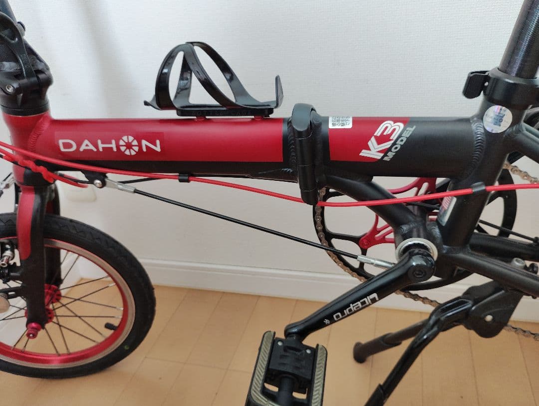 DAHON K3 カスタム車両 赤黒