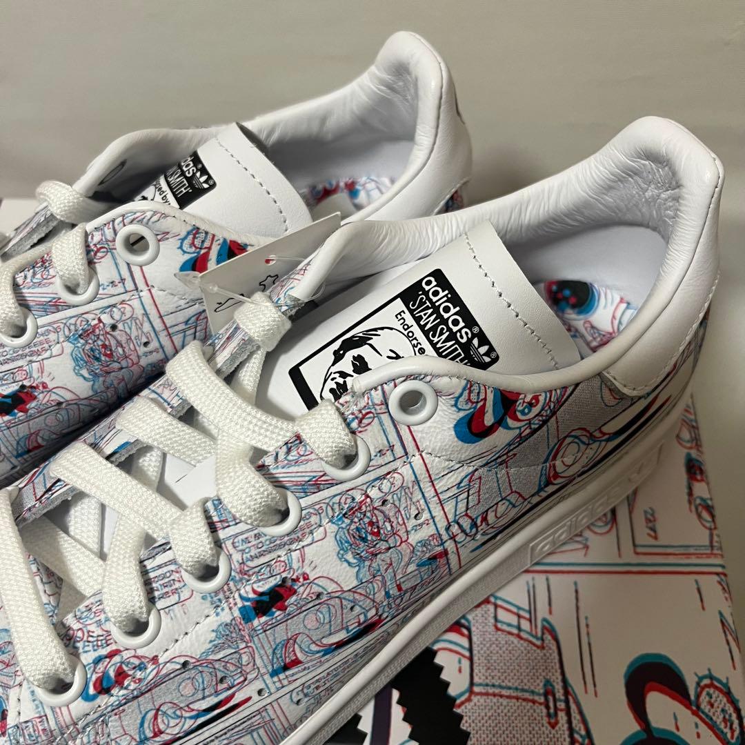 【新品未使用】adidasアディダスタンスミスミッキーミニーディズニー3D眼鏡