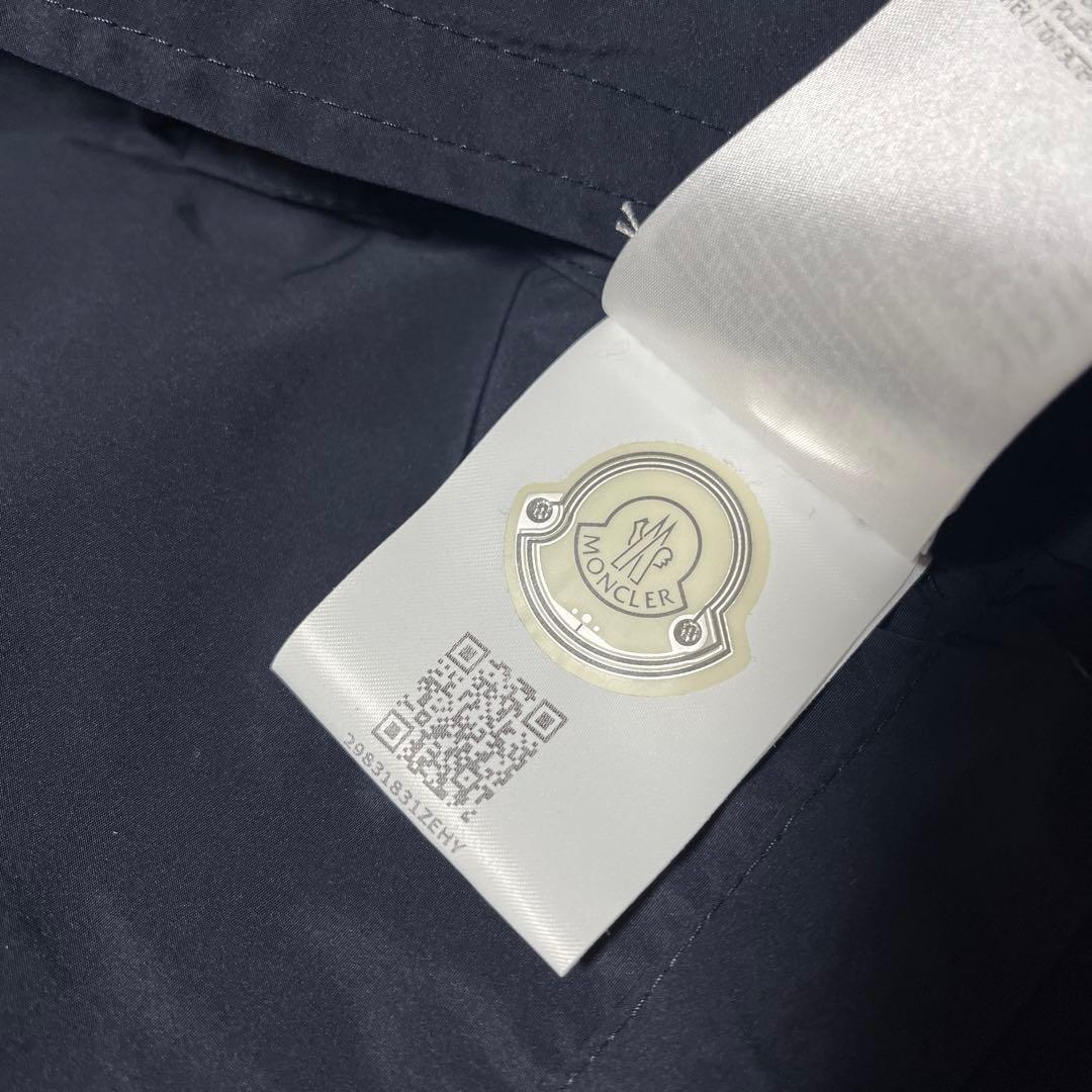 モンクレール ネイビー　ナイロン　コート　ジャケット