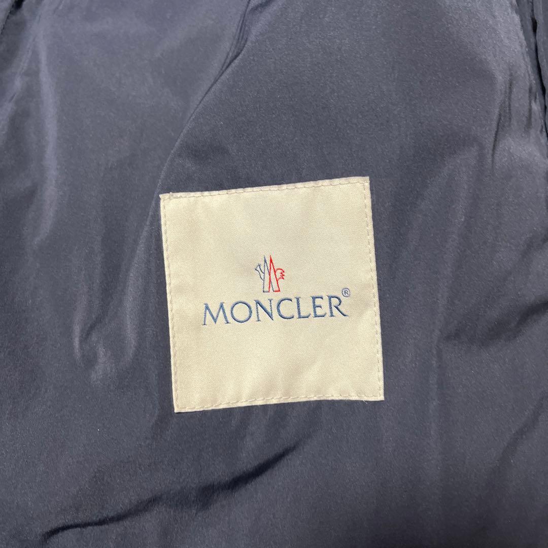 モンクレール ネイビー　ナイロン　コート　ジャケット