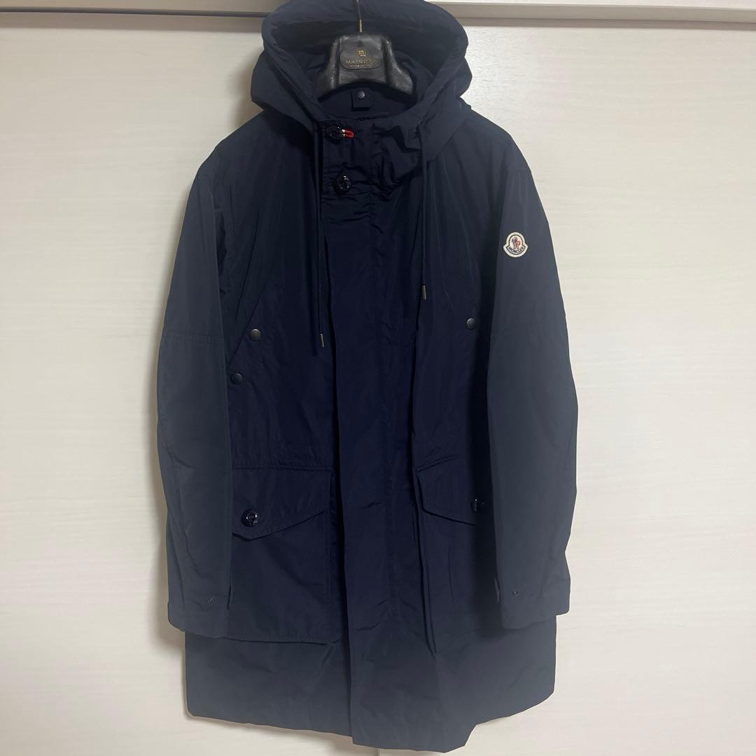 モンクレール ネイビー　ナイロン　コート　ジャケット
