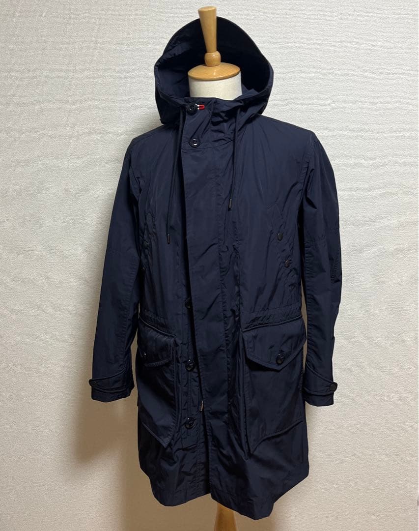 モンクレール ネイビー　ナイロン　コート　ジャケット