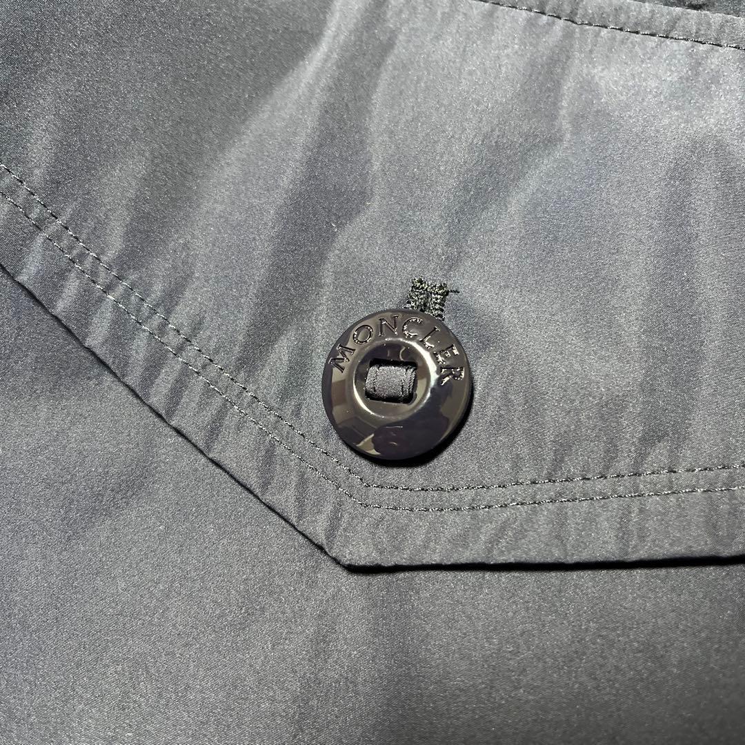 モンクレール ネイビー　ナイロン　コート　ジャケット