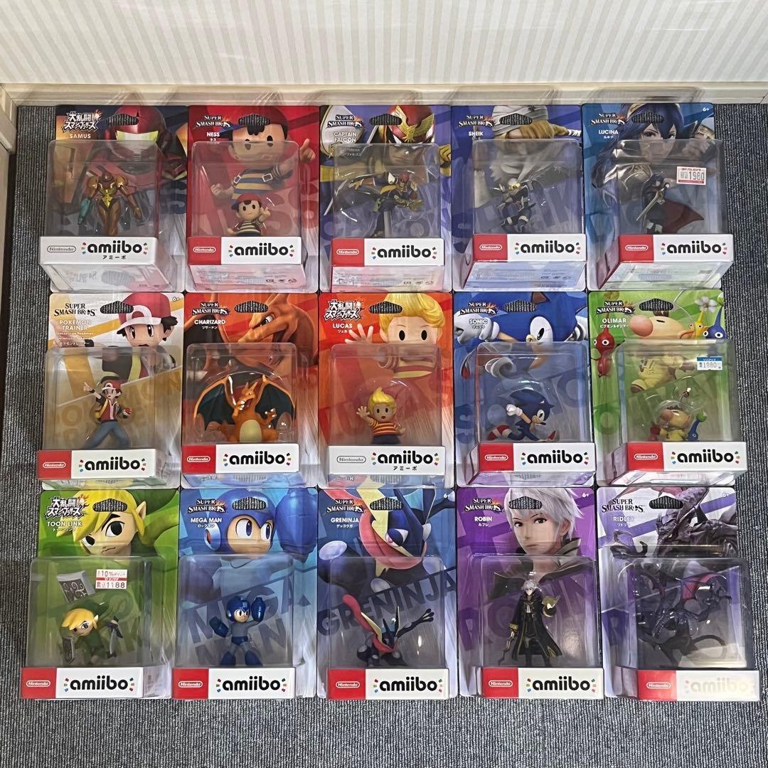 新品・未開封】amiibo スマブラ 15個セット まとめ売り アミーボ
