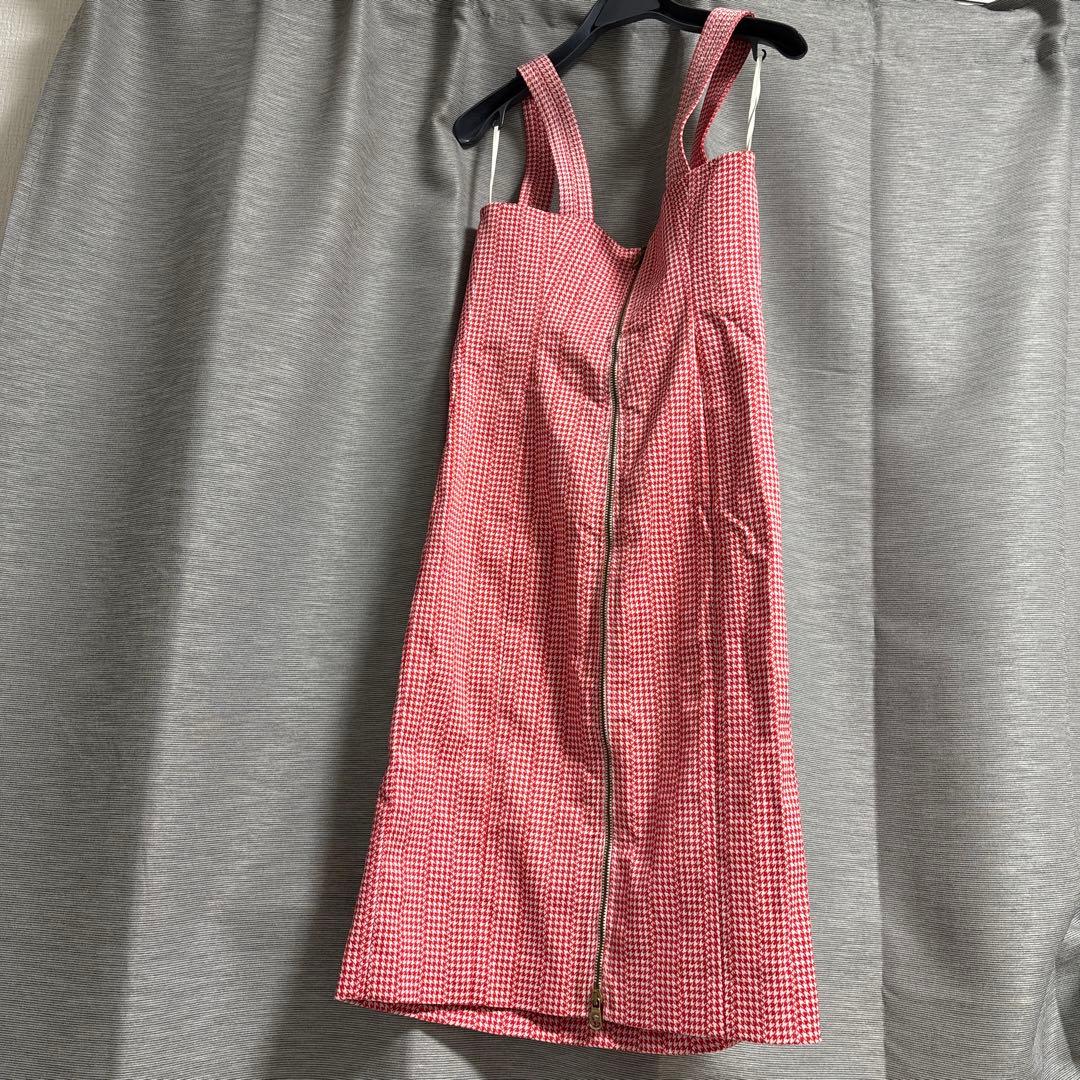 VERSACE ノースリーブひざ丈ワンピース 38