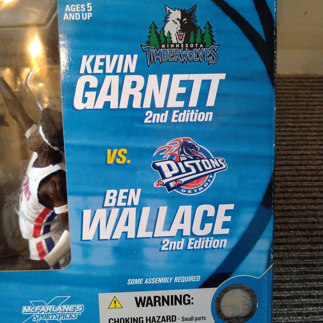 NBA マクファーレン 2体Boxシリーズ ガーネット ベンウォレス 髪アフロ