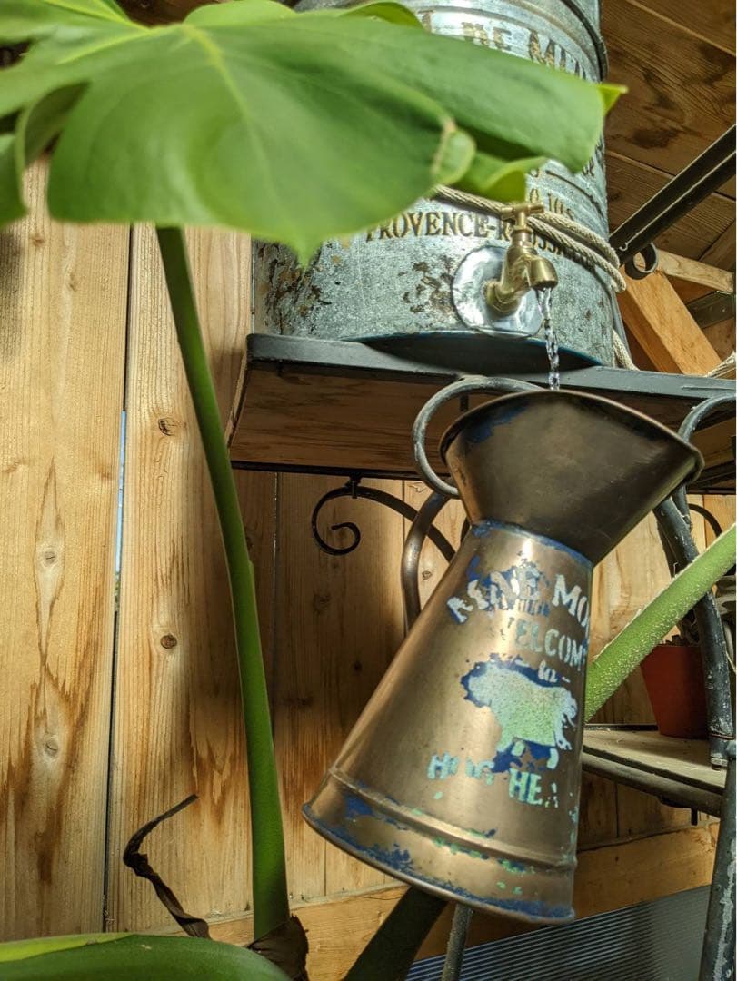 アンティークな家 室内ガーデニング 貯水タンク（S） 室内植物 水やり方法