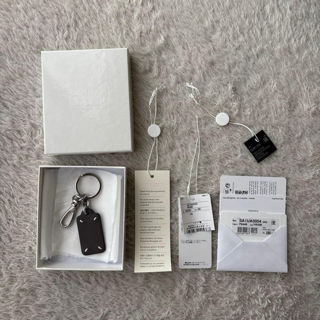 papico.様】メゾン マルジェラ 4ステッチ レザー キーホルダー - メルカリ