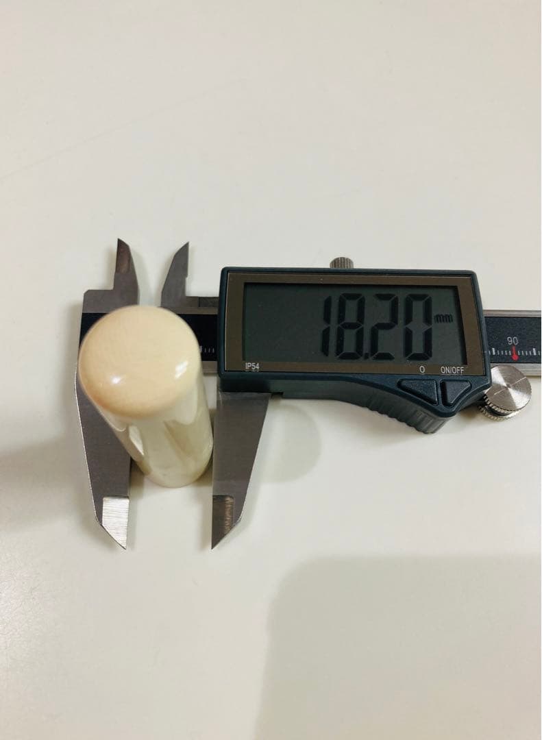 印鑑石 印鑑用　象牙調　パワーストーン　4本セット