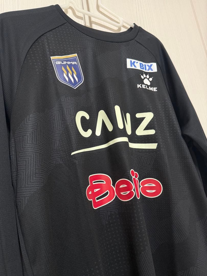 ザスパ群馬 KELME2025選手着用モデル長袖プラシャツ　ＸＬ　未使用品