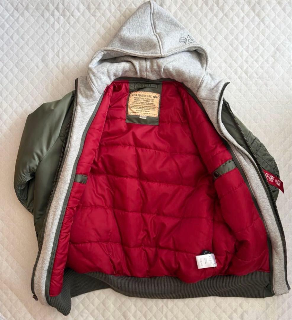 ALPHA INDUSTRIES MA-1 アウター カーキ M