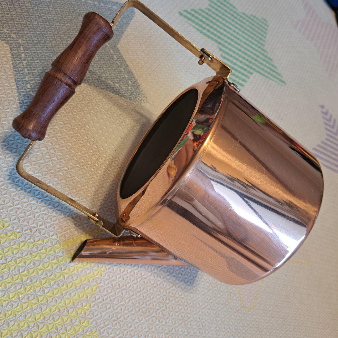 森井金属 カナディアンケトル 銅製やかん 木製ハンドル ブロンズ morico