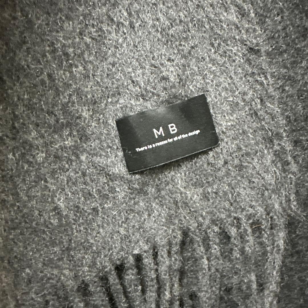 MB ハイエンドウールカシミアストール グレー