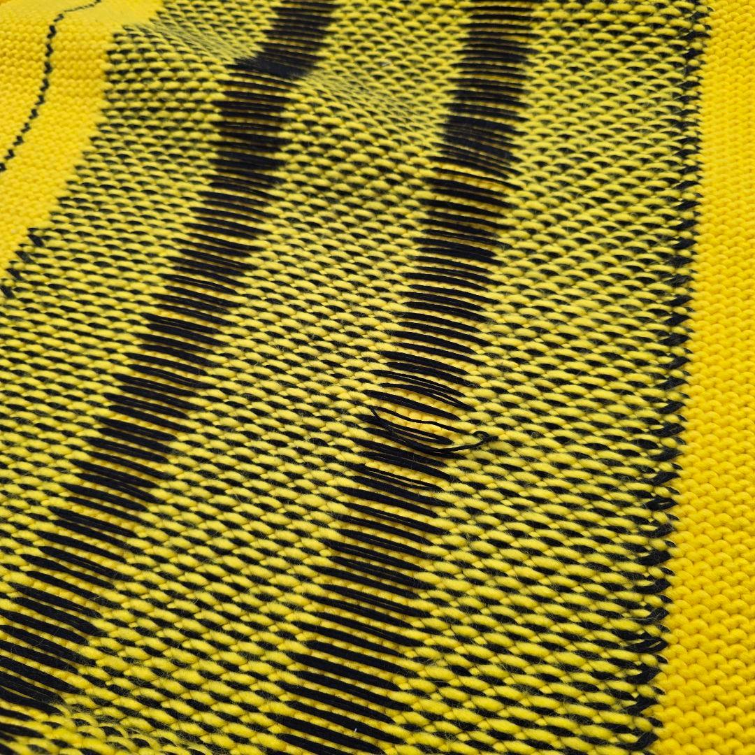 Y3 ニットストール　マフラー　イエロー　大判