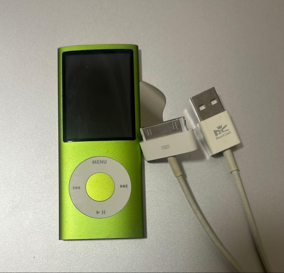 iPod nano 8GB グリーン 第5世代 動作確認済み - メルカリ