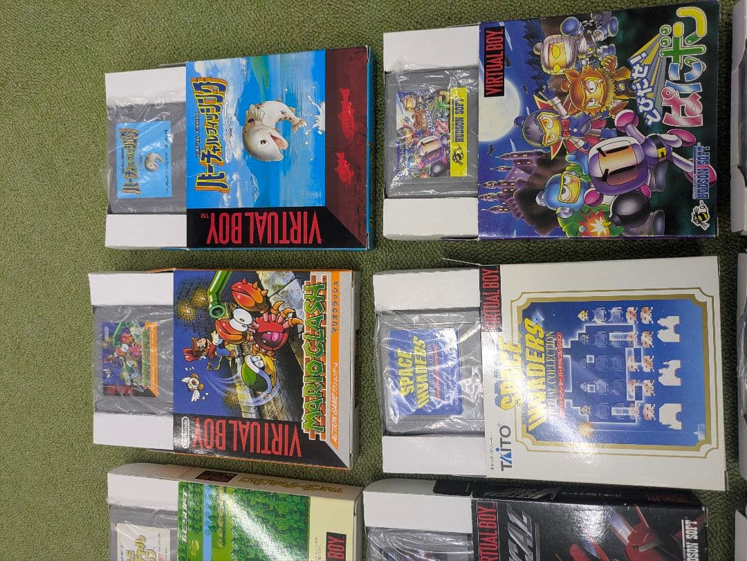 【バーチャルボーイ ソフト まとめ売り 箱付き 任天堂 レア】