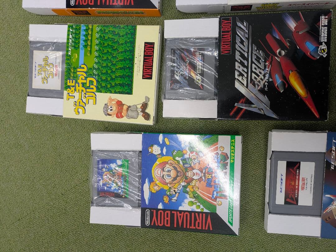 【バーチャルボーイ ソフト まとめ売り 箱付き 任天堂 レア】