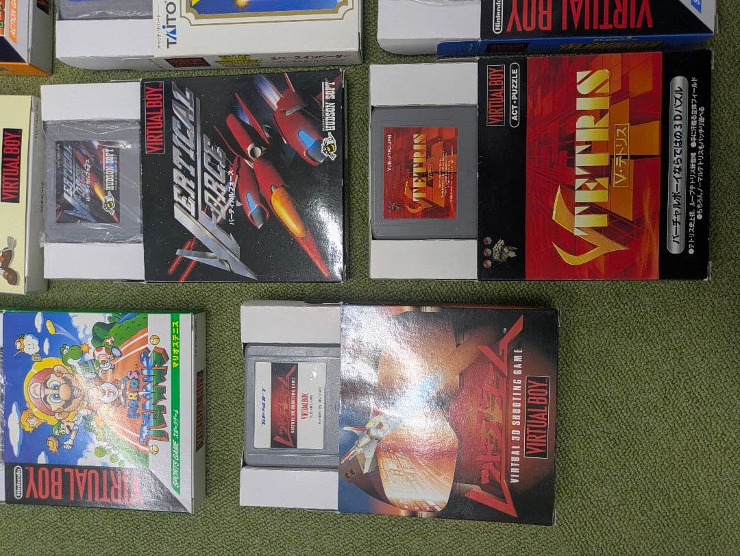【バーチャルボーイ ソフト まとめ売り 箱付き 任天堂 レア】