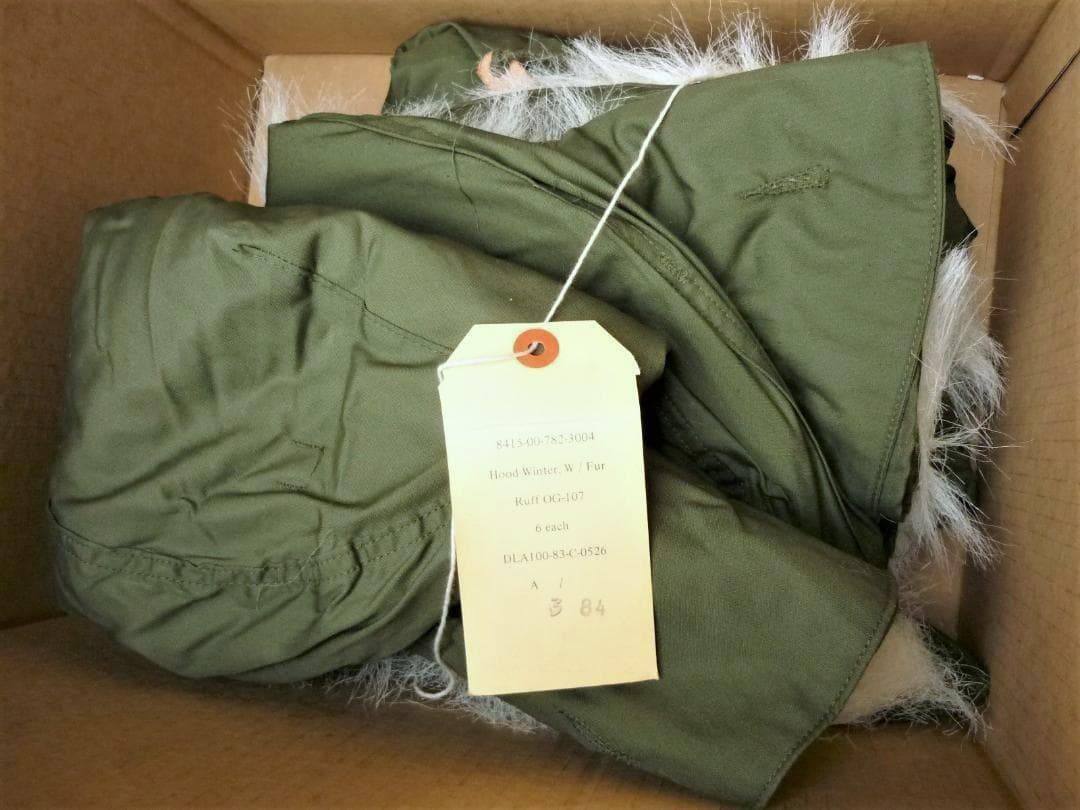 新品 80s 米軍 M-65 フード デッドストック モッズコート パーカー Q