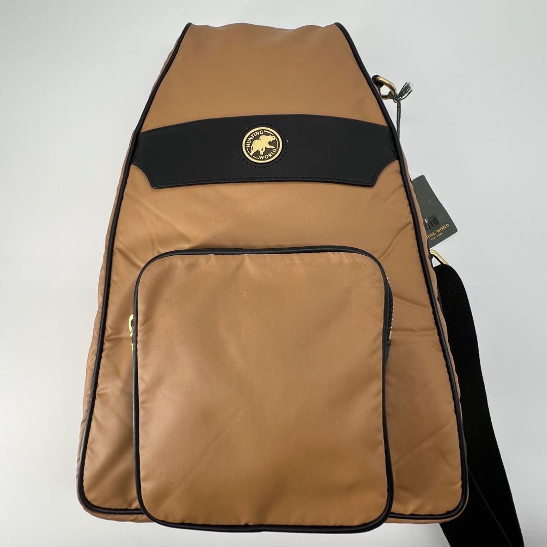 タグ付✨美品 ハンティングワールド バチューサー レザー ボディバッグ 斜めがけ