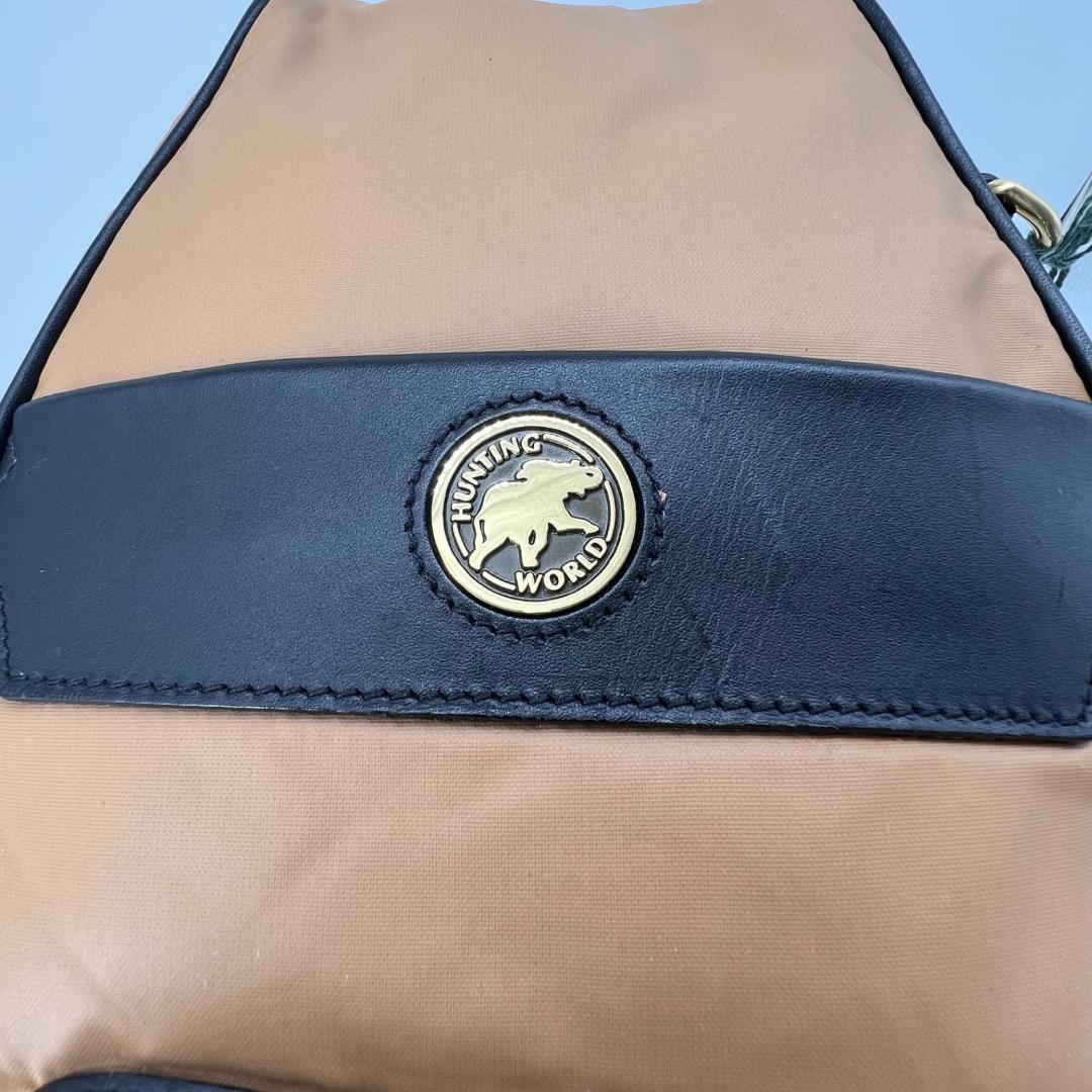 タグ付✨美品 ハンティングワールド バチューサー レザー ボディバッグ 斜めがけ