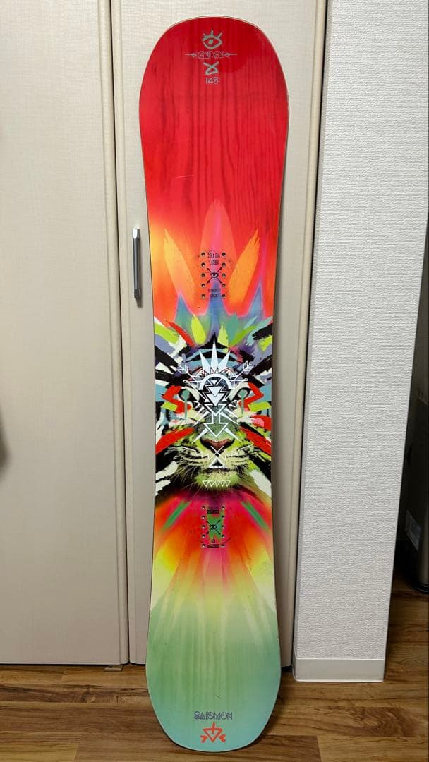 送料込】SALOMON GYPSY 143cm カバー付き スノーボード板 - メルカリ