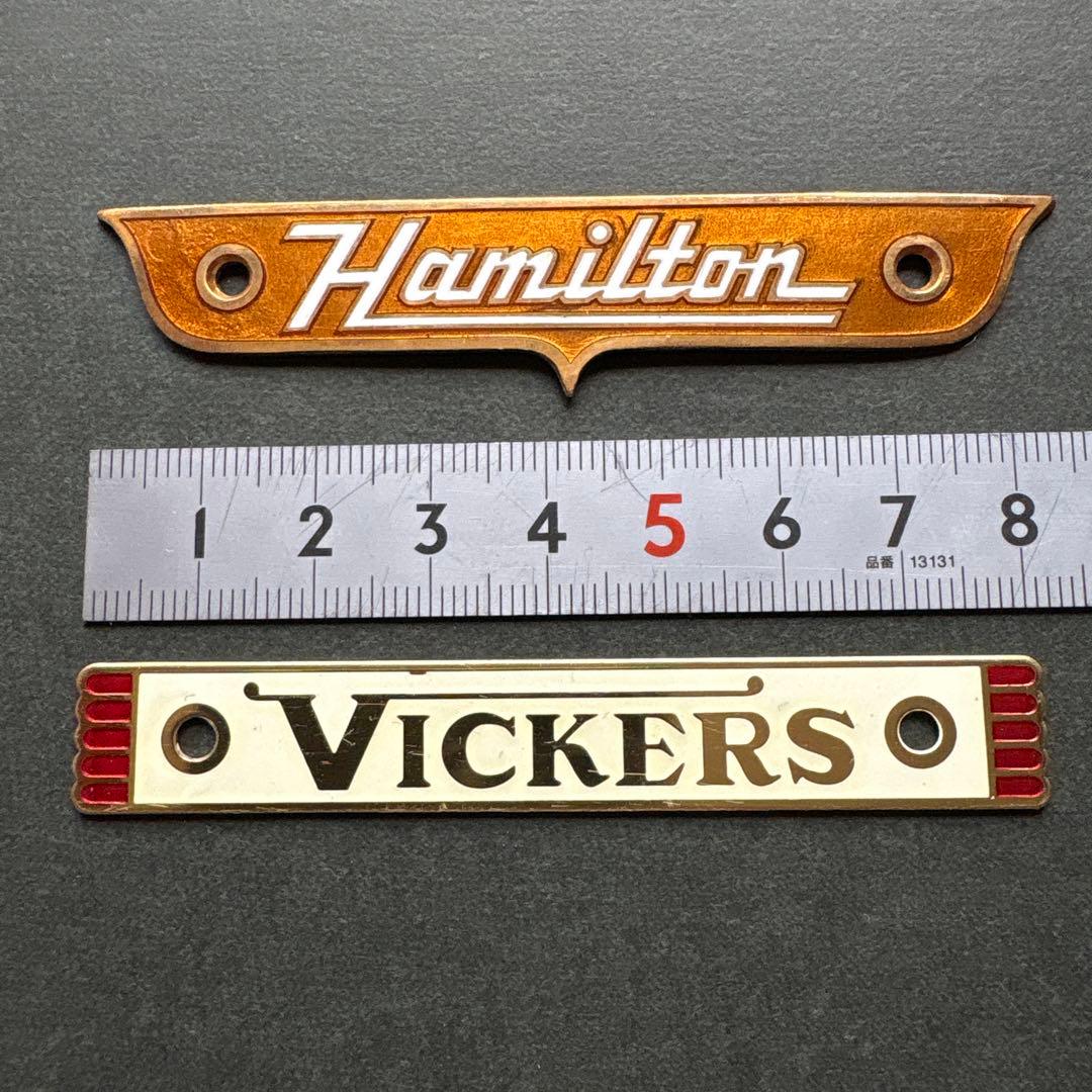 ヴィンテージマシンプレート／工業用プレート／VINTAGE