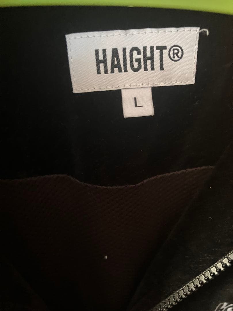 HAIGHT ヘイト ベロアトラックジャケット ブラックL