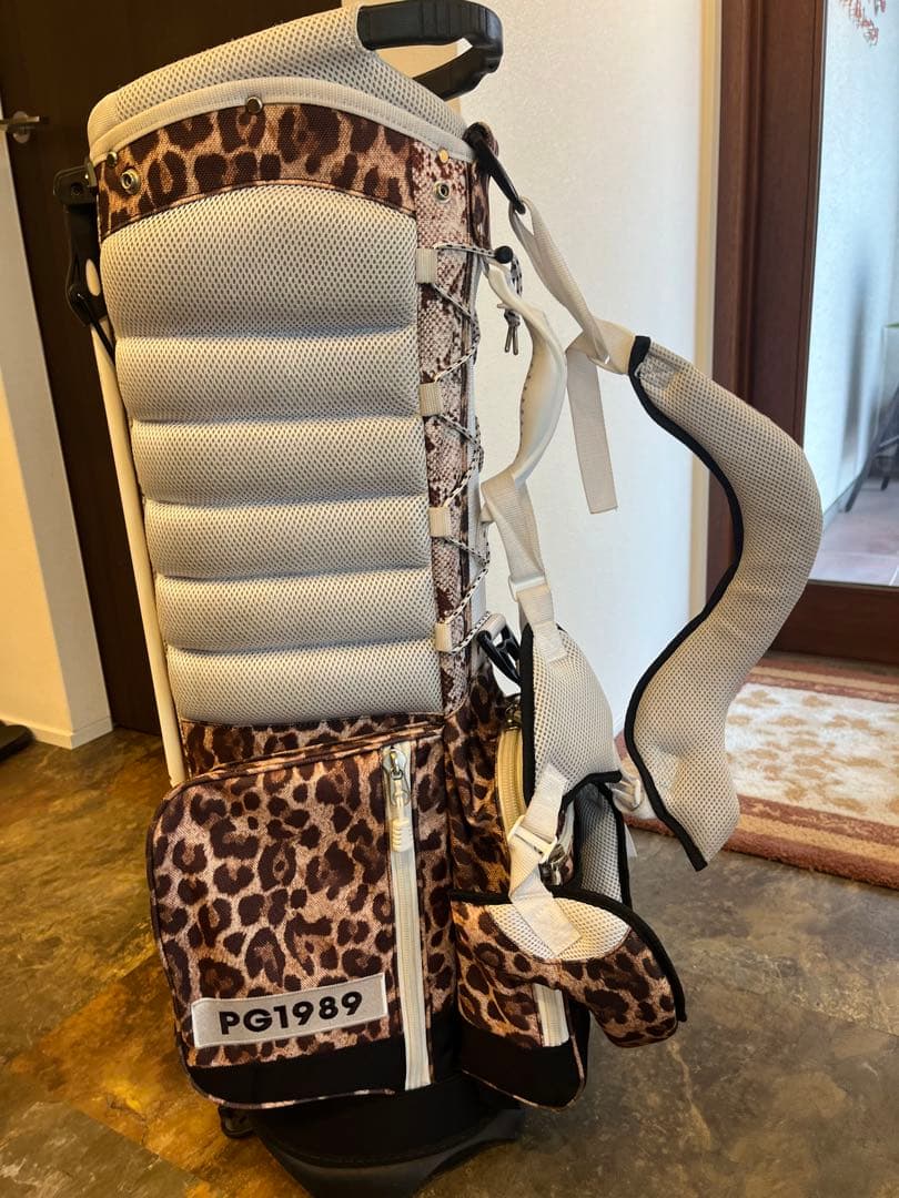 【限定柄】パーリーゲイツ ヒョウ柄 ゴルフバッグ　キャディーバッグ