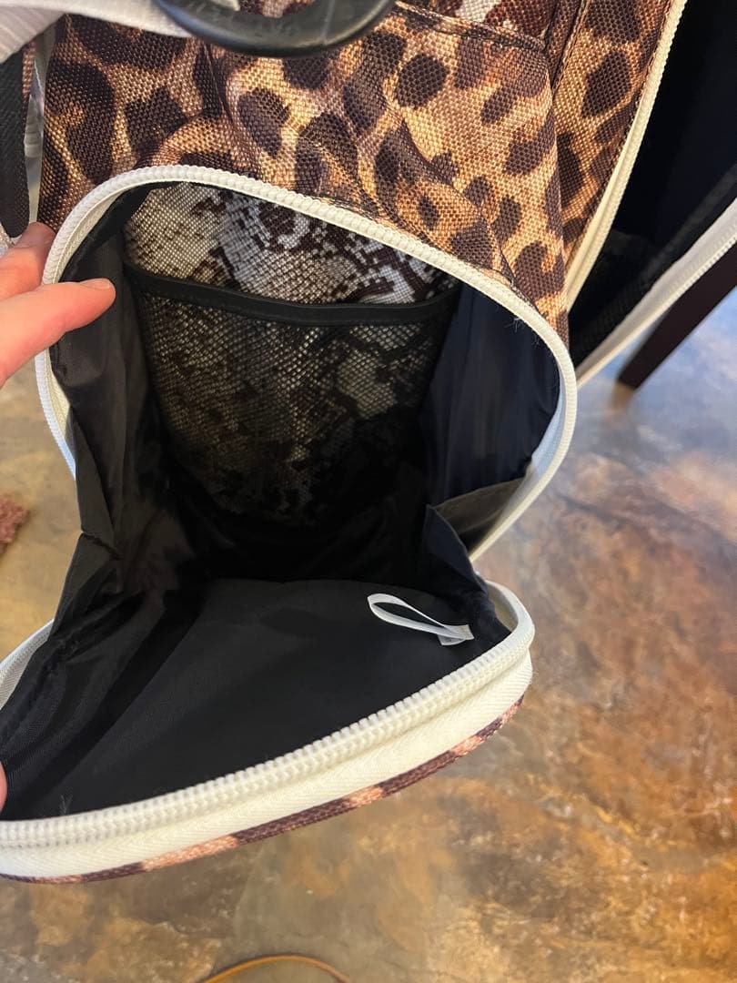 【限定柄】パーリーゲイツ ヒョウ柄 ゴルフバッグ　キャディーバッグ