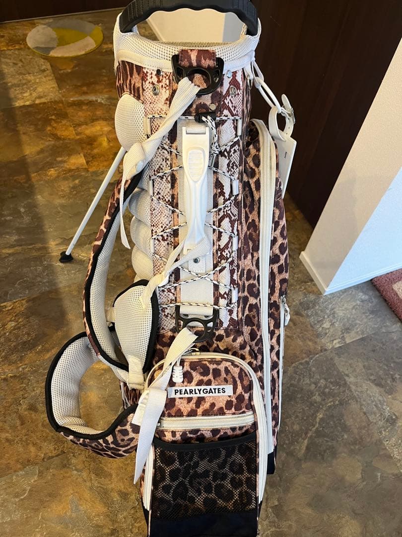 【限定柄】パーリーゲイツ ヒョウ柄 ゴルフバッグ　キャディーバッグ