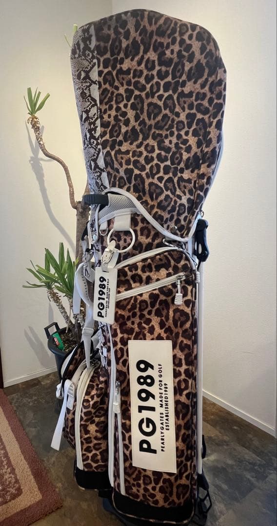 【限定柄】パーリーゲイツ ヒョウ柄 ゴルフバッグ　キャディーバッグ
