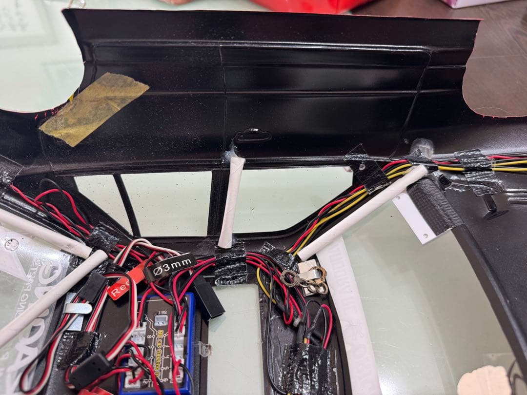 一番星様専用 スカイライン ER34 4dr ミラーマフラー 電飾付き - メルカリ