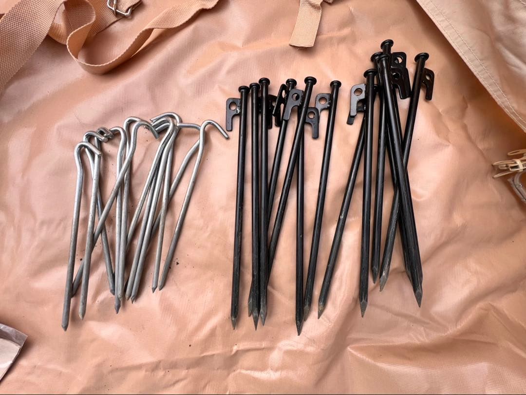 ワンポールテント TC素材　5〜6人用　美品　smoreスモア tippo400