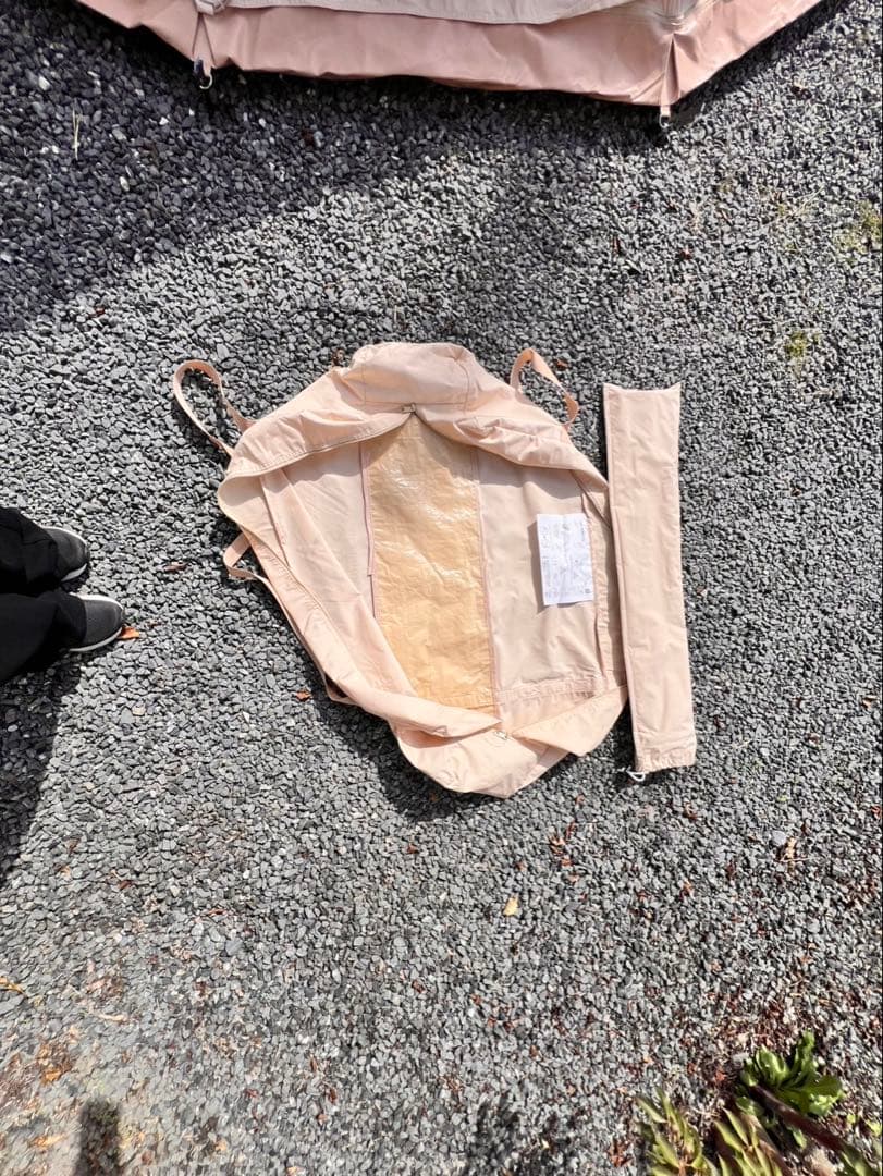 ワンポールテント TC素材　5〜6人用　美品　smoreスモア tippo400