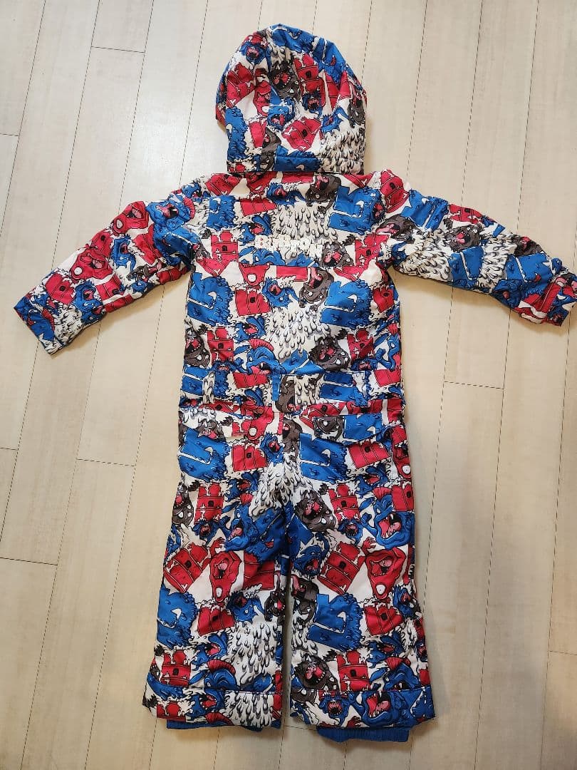 BURTON モンスター柄キッズスキーウェア つなぎ 4Tサイズ