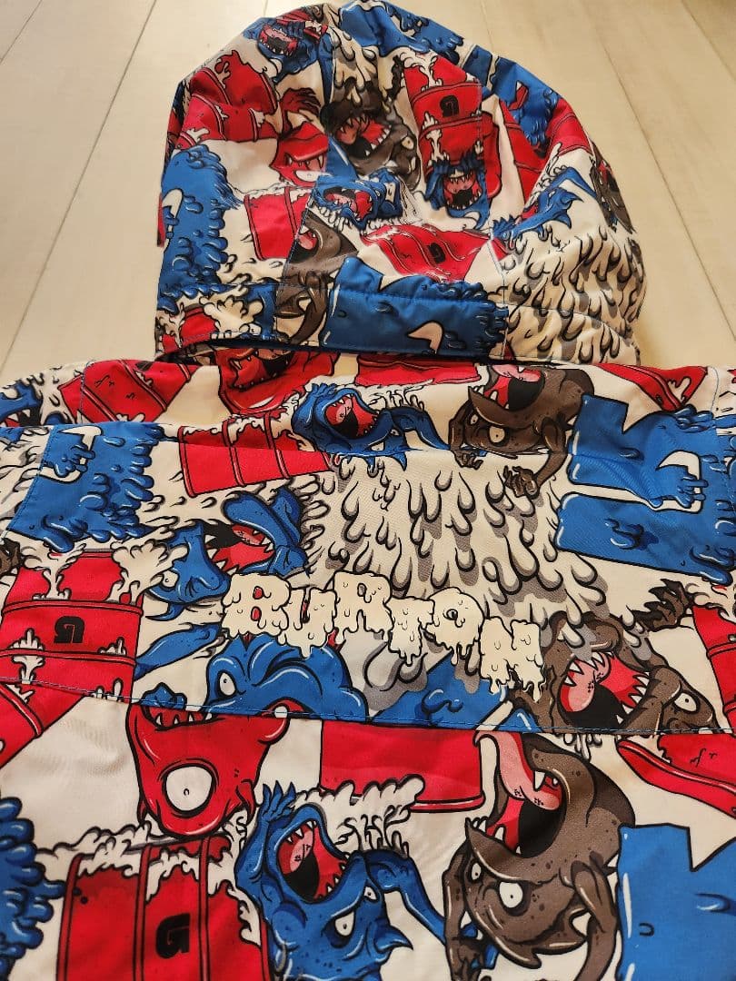 BURTON モンスター柄キッズスキーウェア つなぎ 4Tサイズ