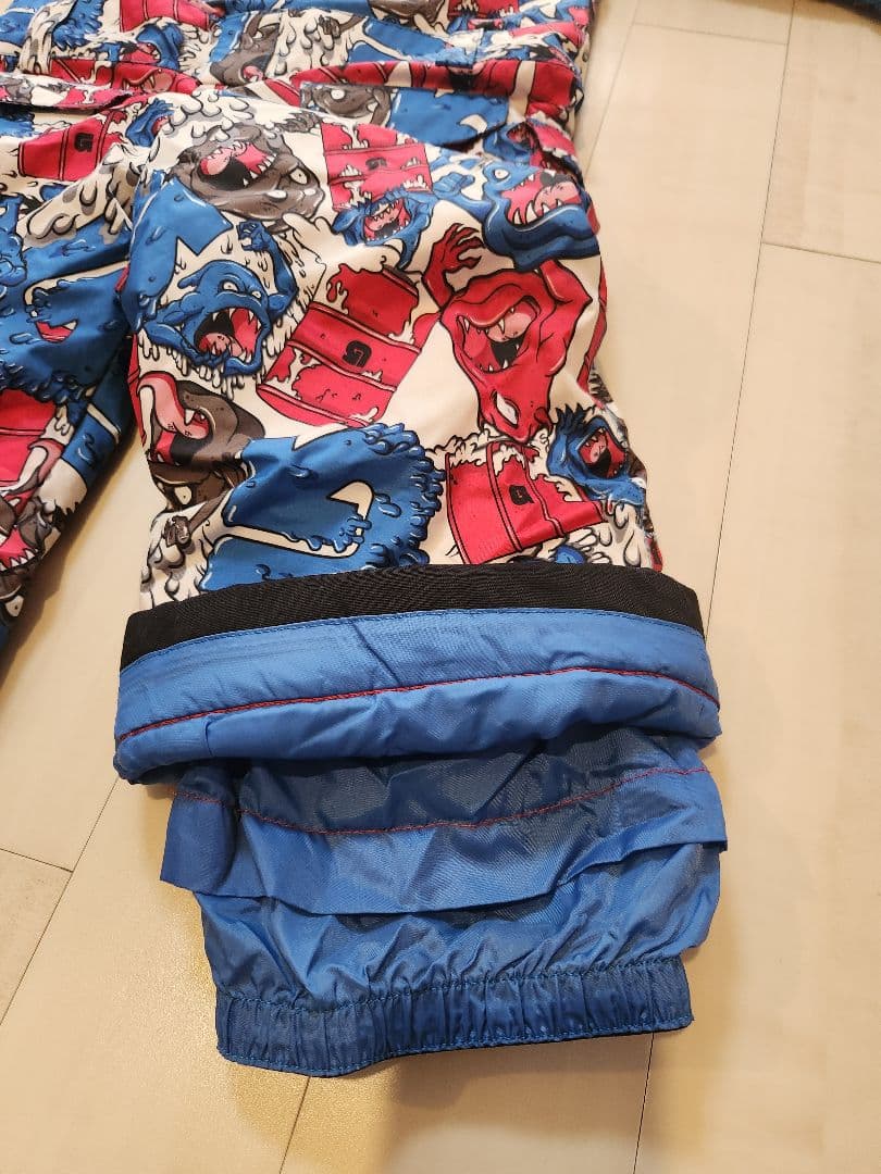 BURTON モンスター柄キッズスキーウェア つなぎ 4Tサイズ