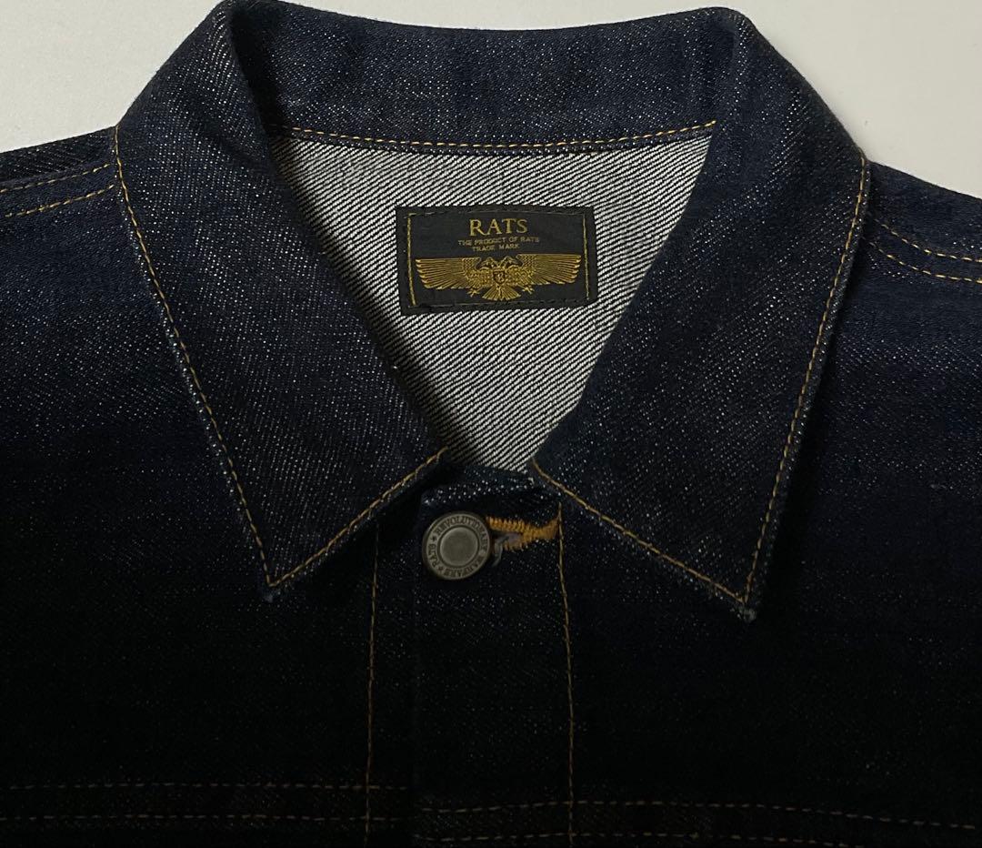 RATS　1st TYPE DENIM JKT INDIGO　デニム　Gジャン