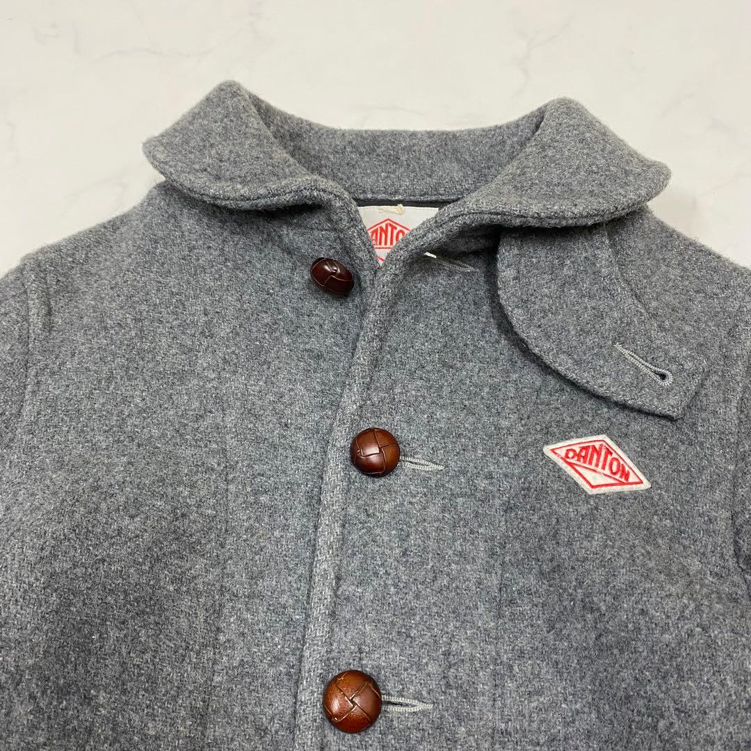 良品☆DANTON ダントン ウールモッサ シングルジャケット グレー 36