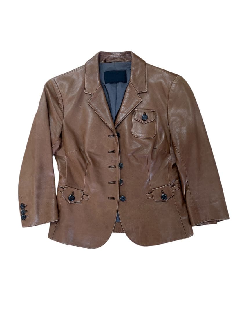 prada レザージャケット