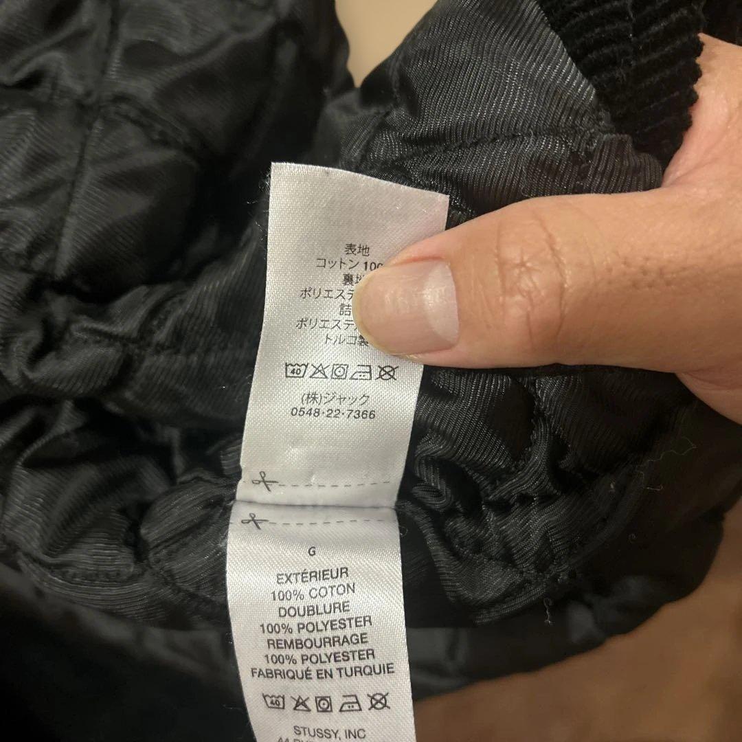 STUSSY WORKGEAR コーデュロイジャケット 黒 厚手
