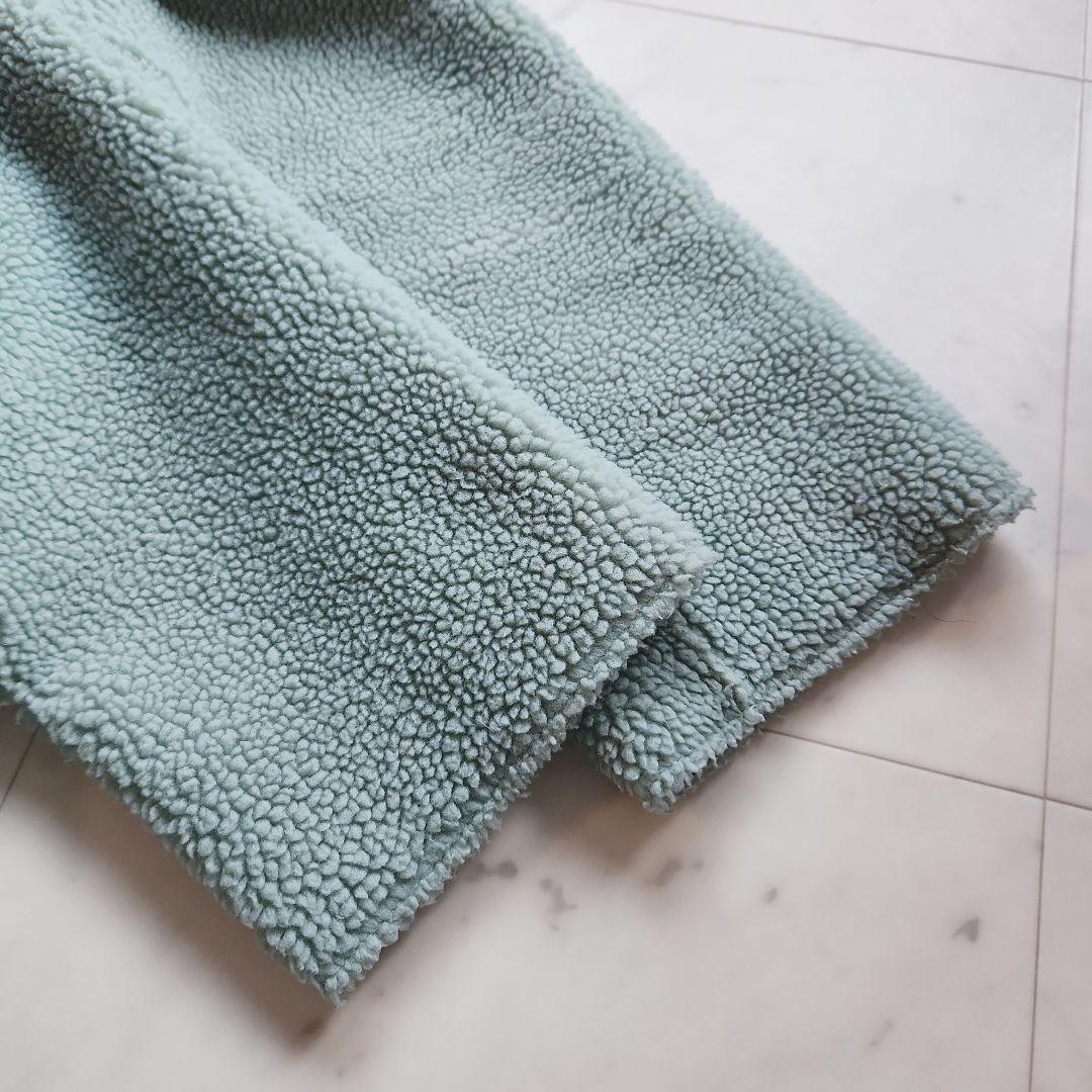 美品 シップス 定価3.4万 リバーシブルコート ムートン×ボア ミント