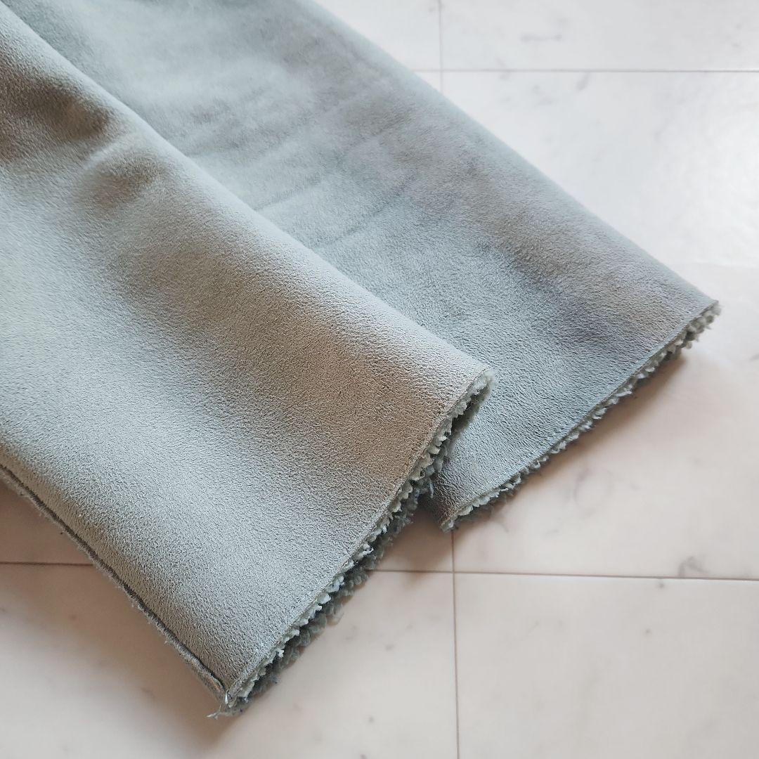 美品 シップス 定価3.4万 リバーシブルコート ムートン×ボア ミント