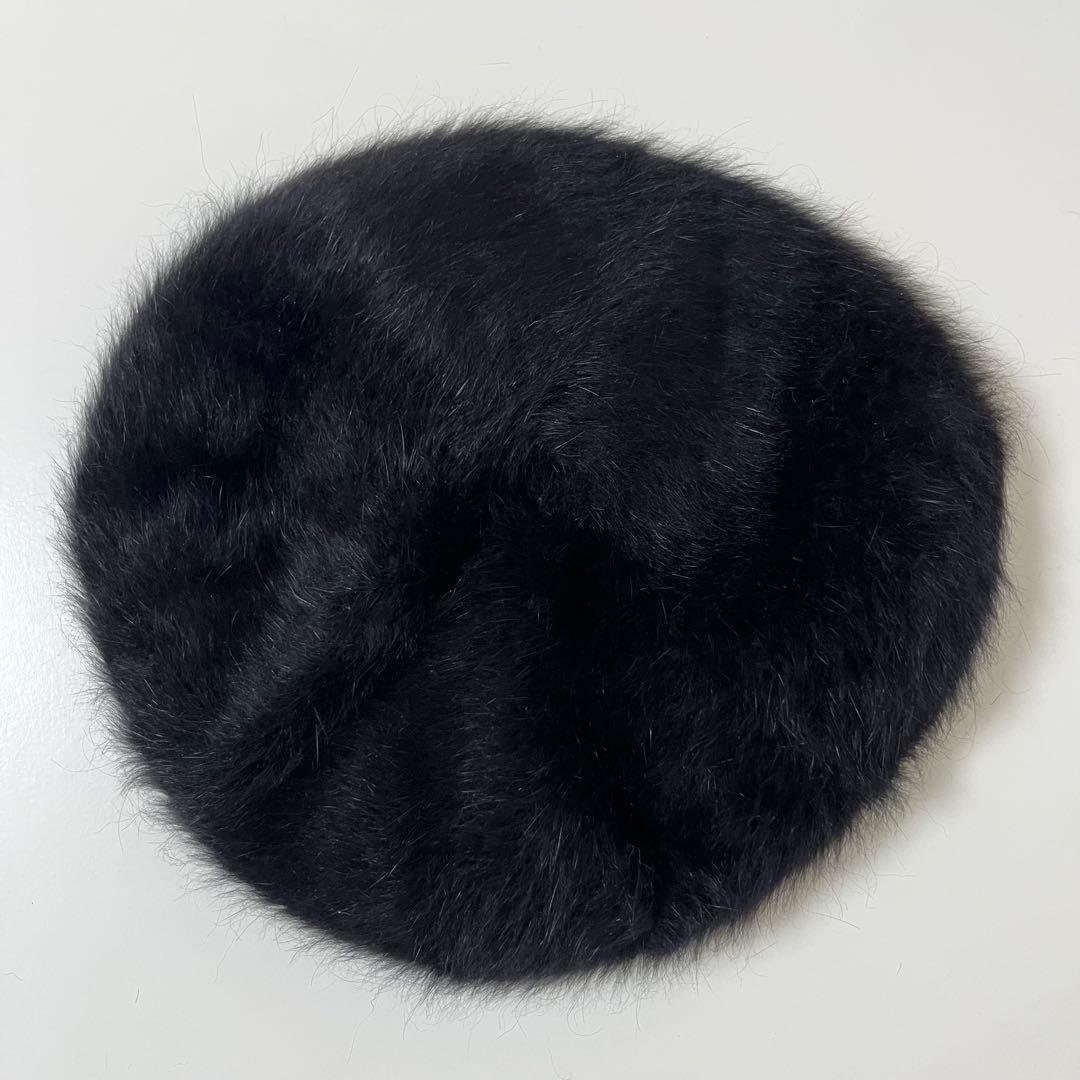 お値下げ中 【正規品】DimMoire ロゴ刺繍ファーベレー帽【復刻版】