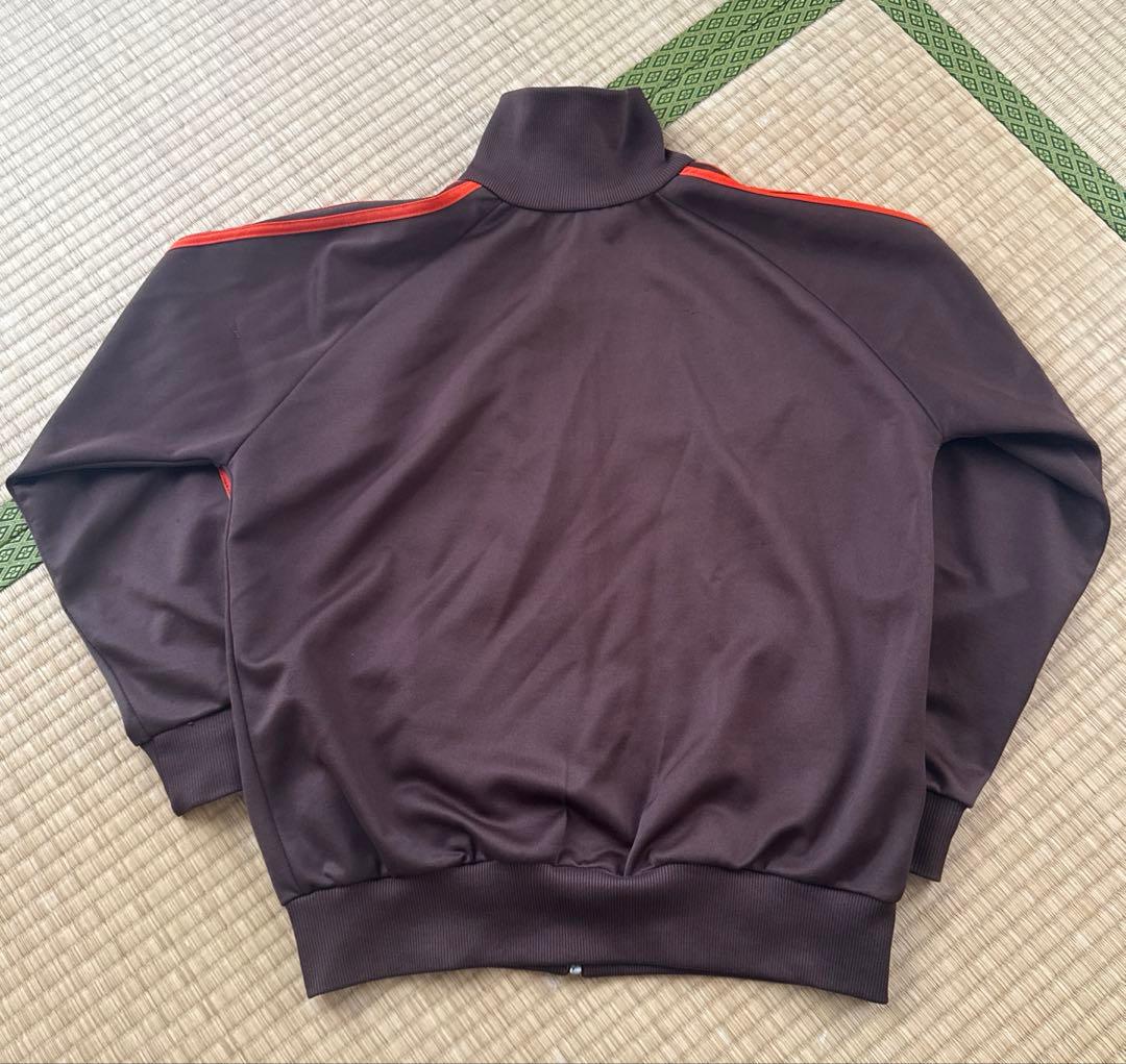 ⭐️レア！adidas トラックジャケット 90s ブラウン オレンジ 在原みゆ紀