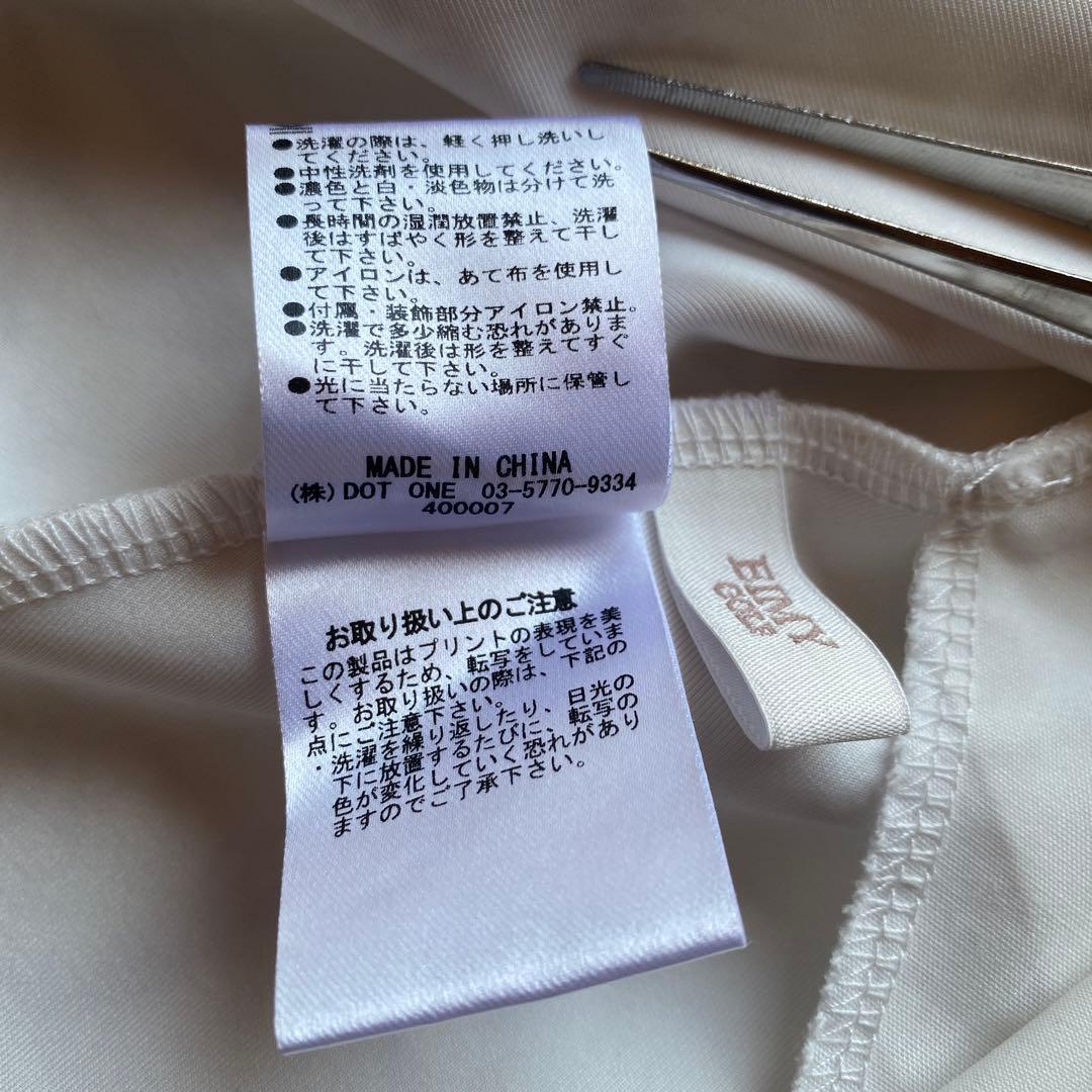 美品✨eimy golf ゴルフ　フレアースカートフラワー柄　ピンクM