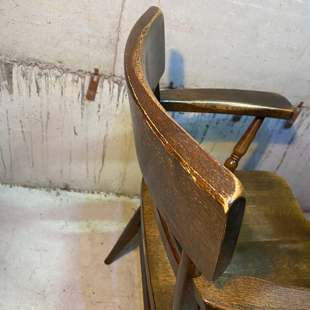 【美品】柏木工 ダイニング アーム　チェア WILDERNESS ウィルダネス④